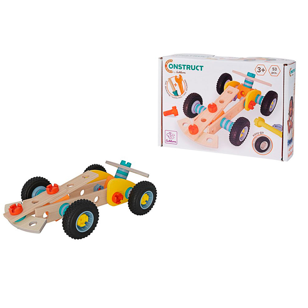 Holzbaukasten, Baukasten, Wagen, Karin, Spielzeugwagen
