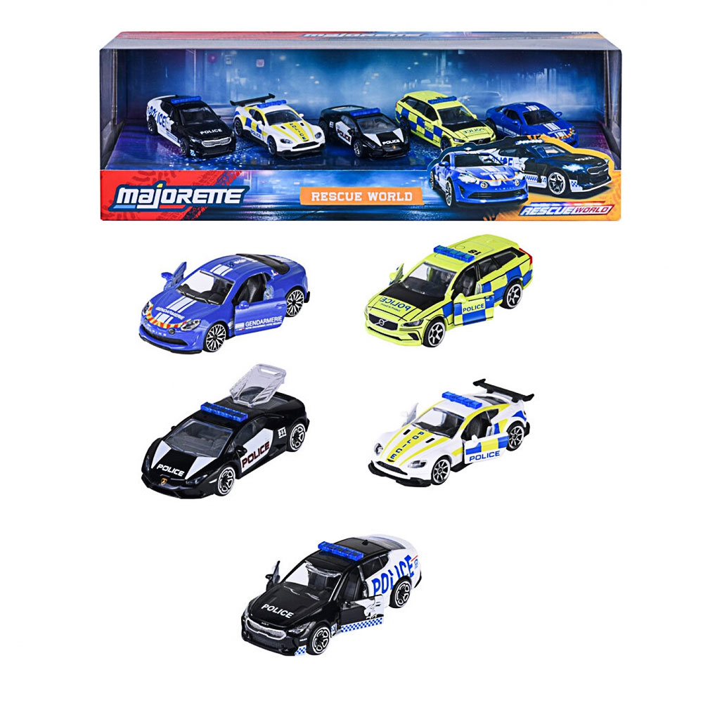 Majorette, Rescue World 5 Pieces Giftpack