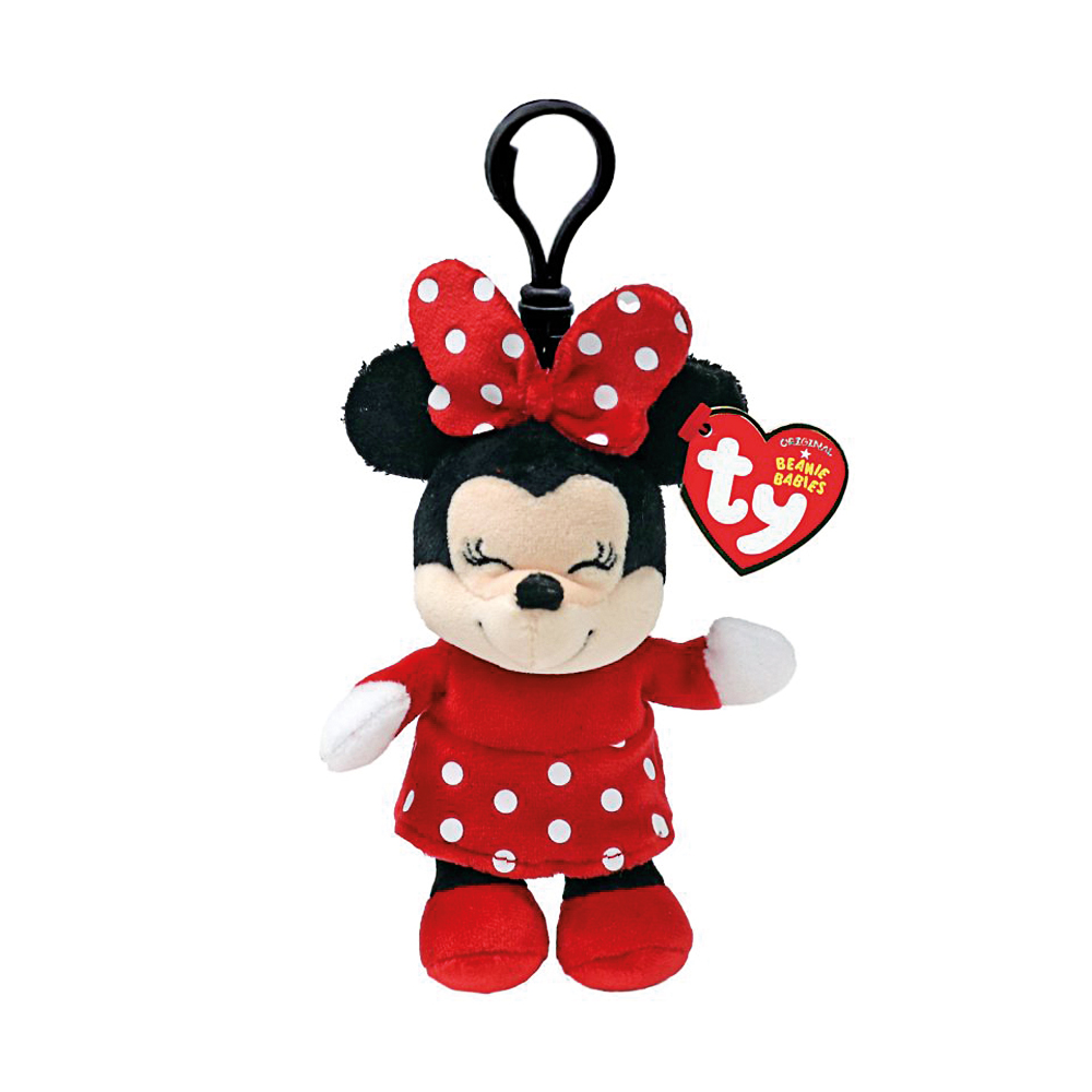 TY Beanie Boos Clip, Minnie Mouse, ca 8 cm