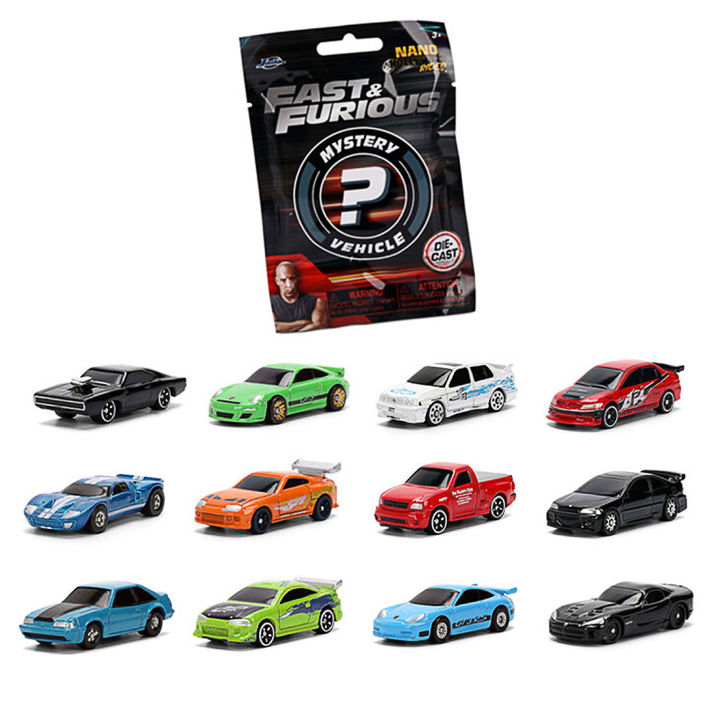 Jada, Fast & Furious Blind Pack Nano Cars, Welle 2, 12-sort.