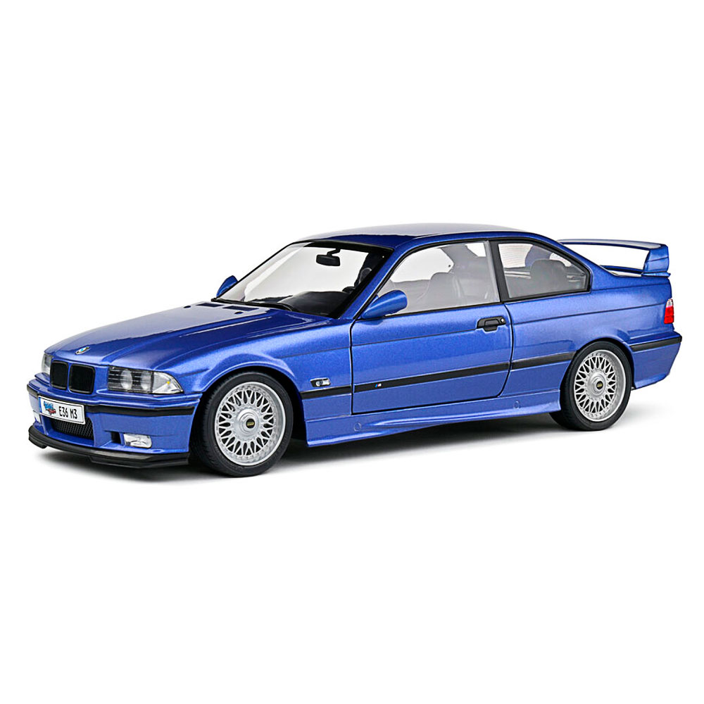 Solido, BMW E36 M3 Coupe 1996 blau, 1:18