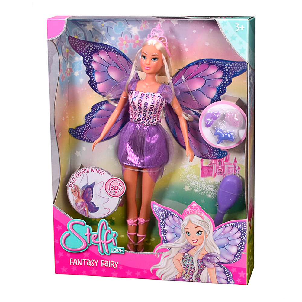 Mädchenfigur, Ballerina, Flügel, Purple, Kostüm