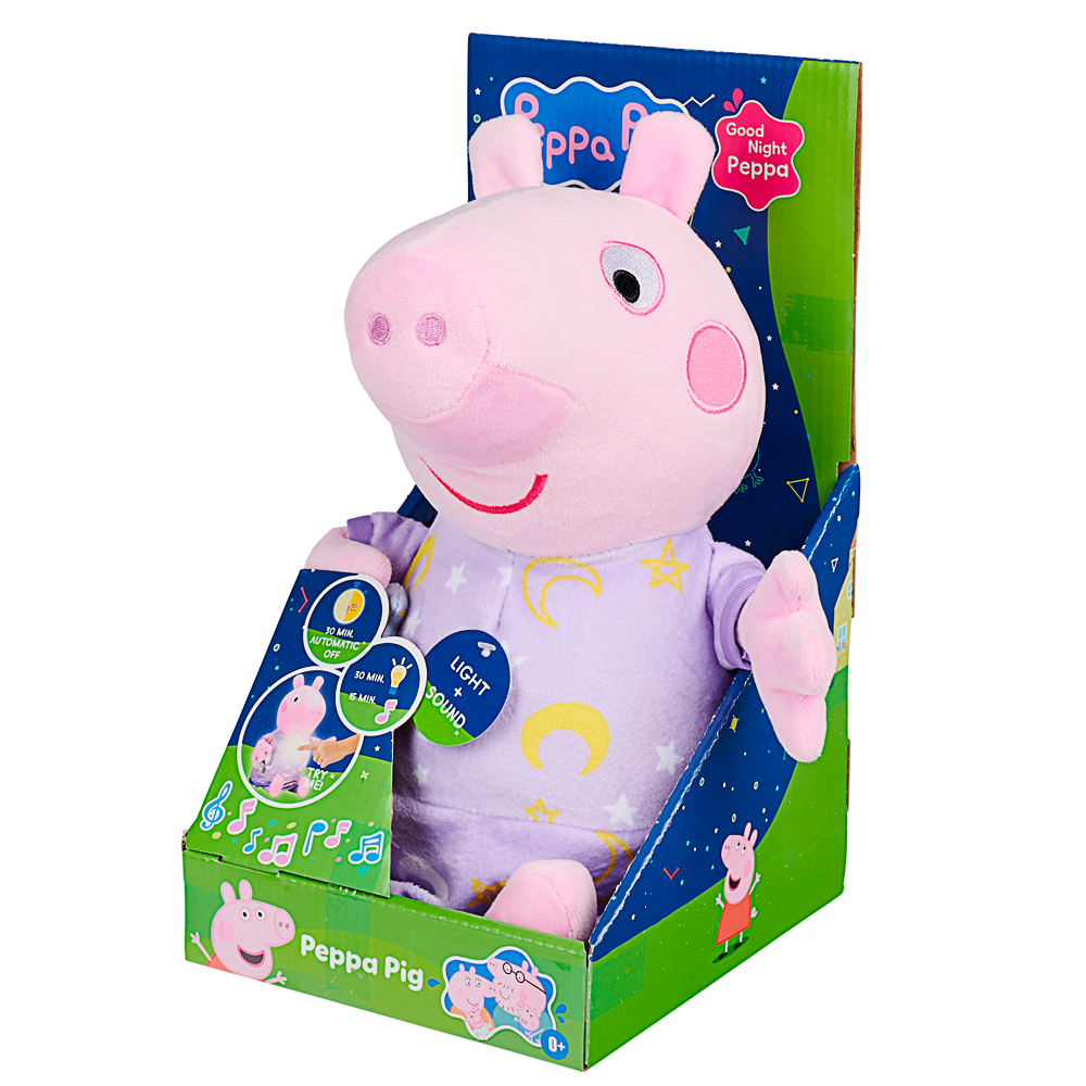 Simba, Peppa Pig Plüsch, Gute Nacht Peppa, ca 25 cm
