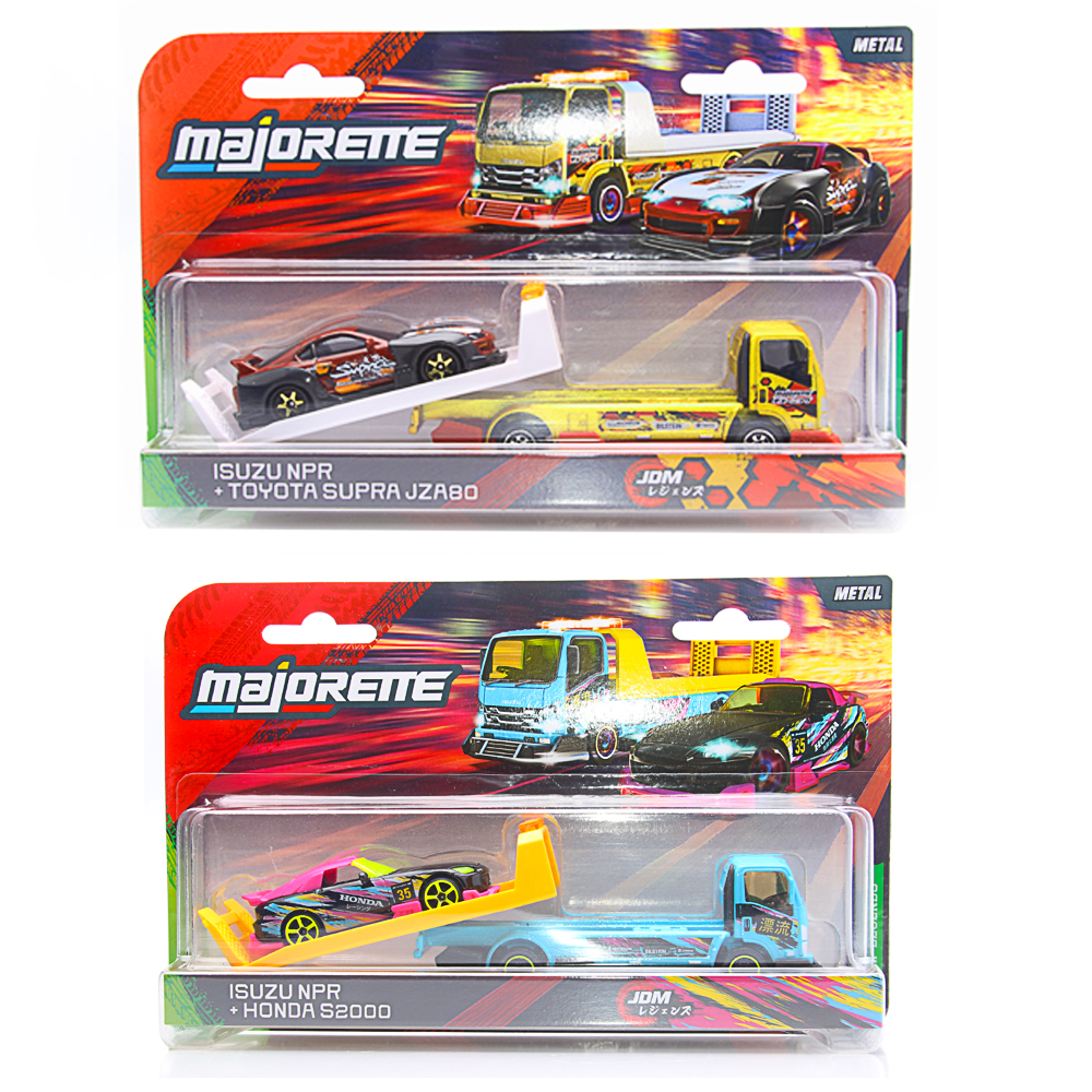 Majorette , JDM Legends Tuning Transporter, 3fach sortiert Majorette , JDM Legends Tuning Transporter, 3fach sortiert