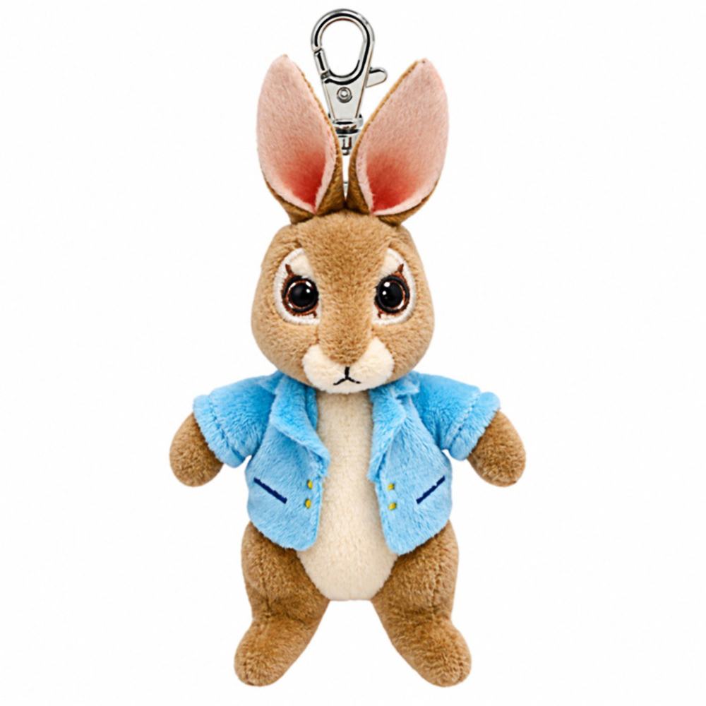 Hase, Keychain, Plüsch, Bekleidung, Blaues Jacke