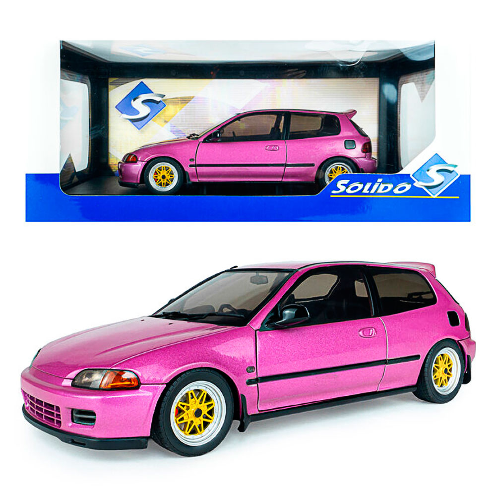 Solido, Honda Civic (EG6) pink, 1:18