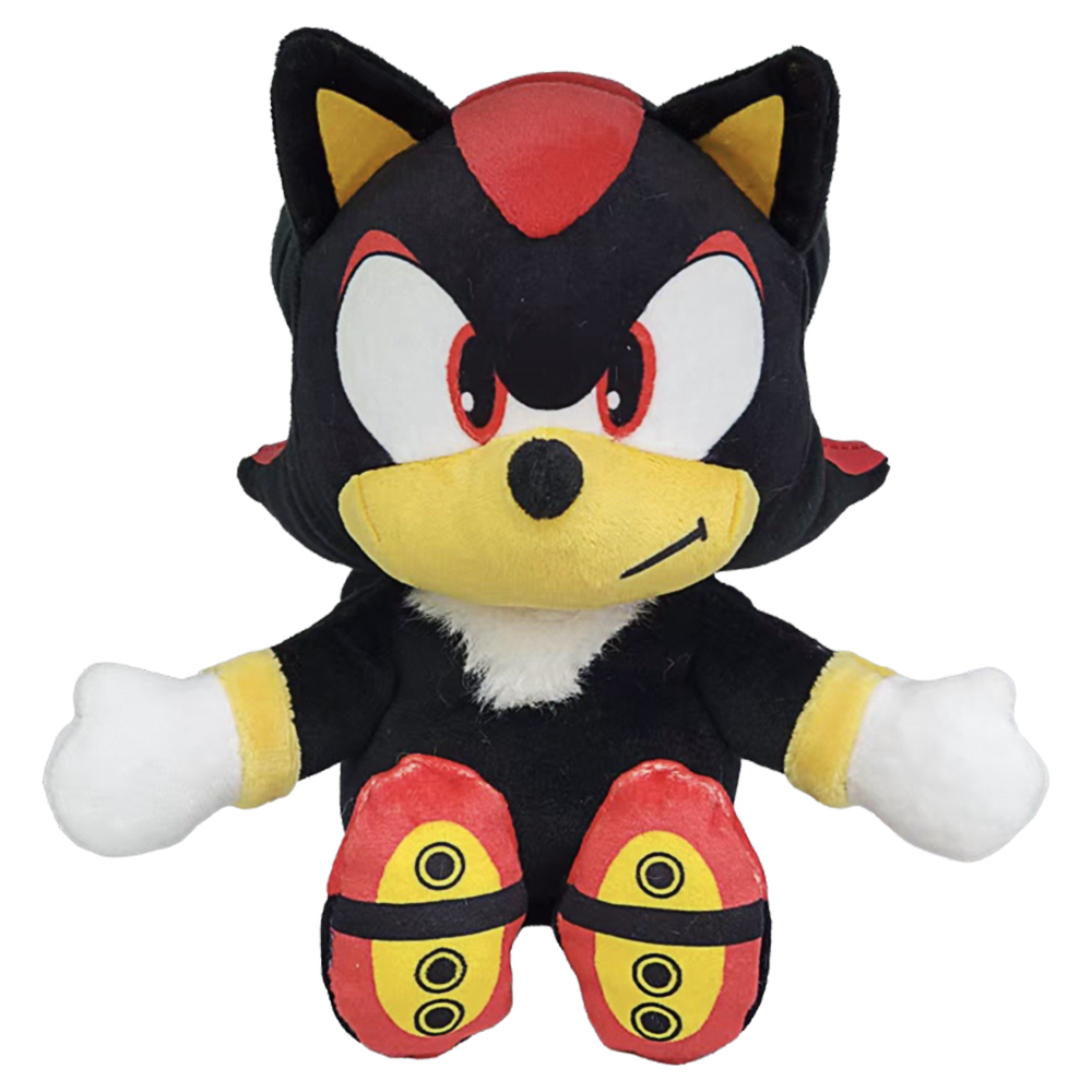 Plushie, Sonic, Schwarz, Gelb, Kuscheltier