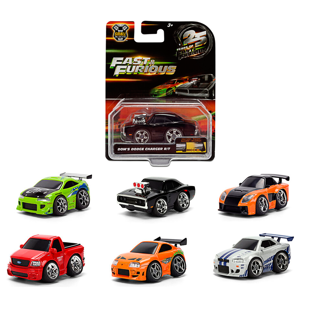 Jada, Fast & Furious Small Blocks 1:43, 6fach sortiert