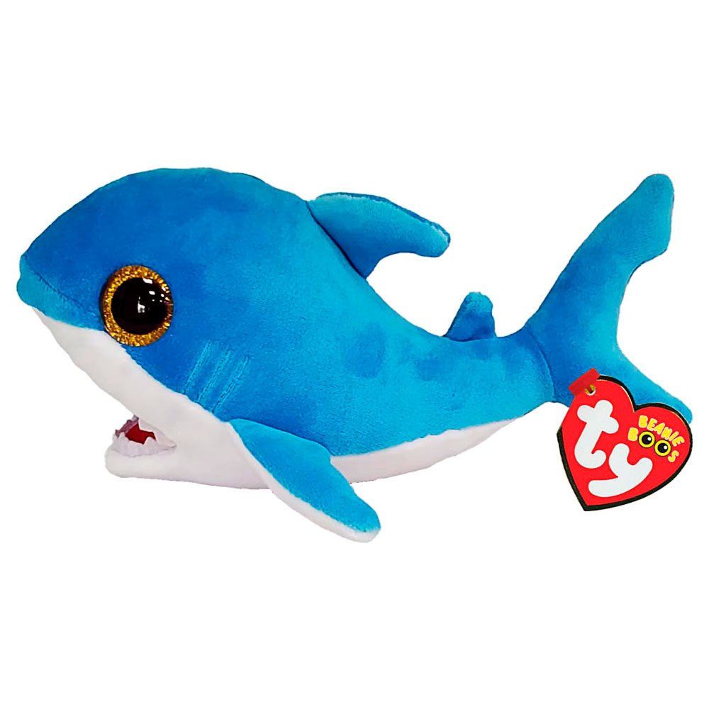 Plüschspielzeug, Hai, Blau, Beanie Buddies, Kuscheltier