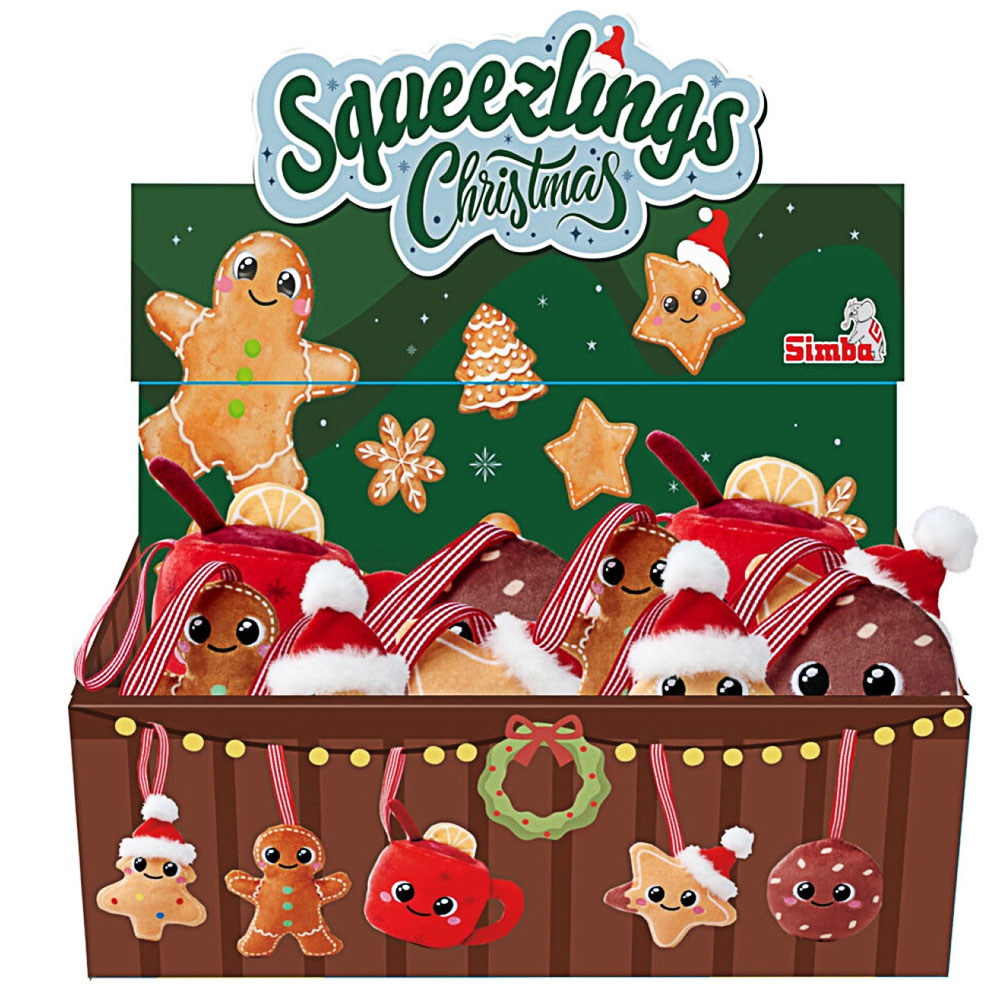 Simba - Squeezlings Weihnachten, 5fach sortiert