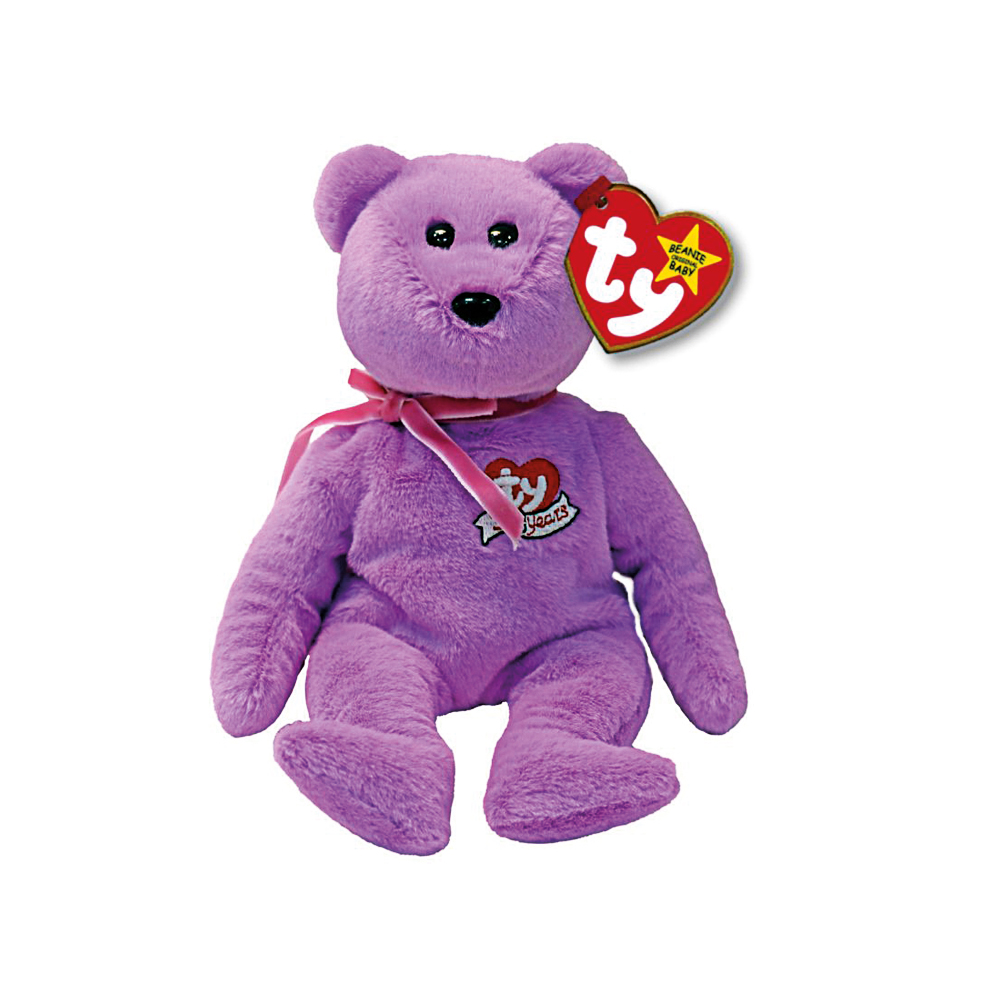 TY, Beanie Babies Original, Celebrate II, Bär, ca 15 cm