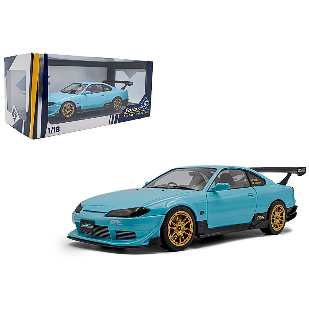 Solido, Nissan Silvia (S15)  blau, 1:18