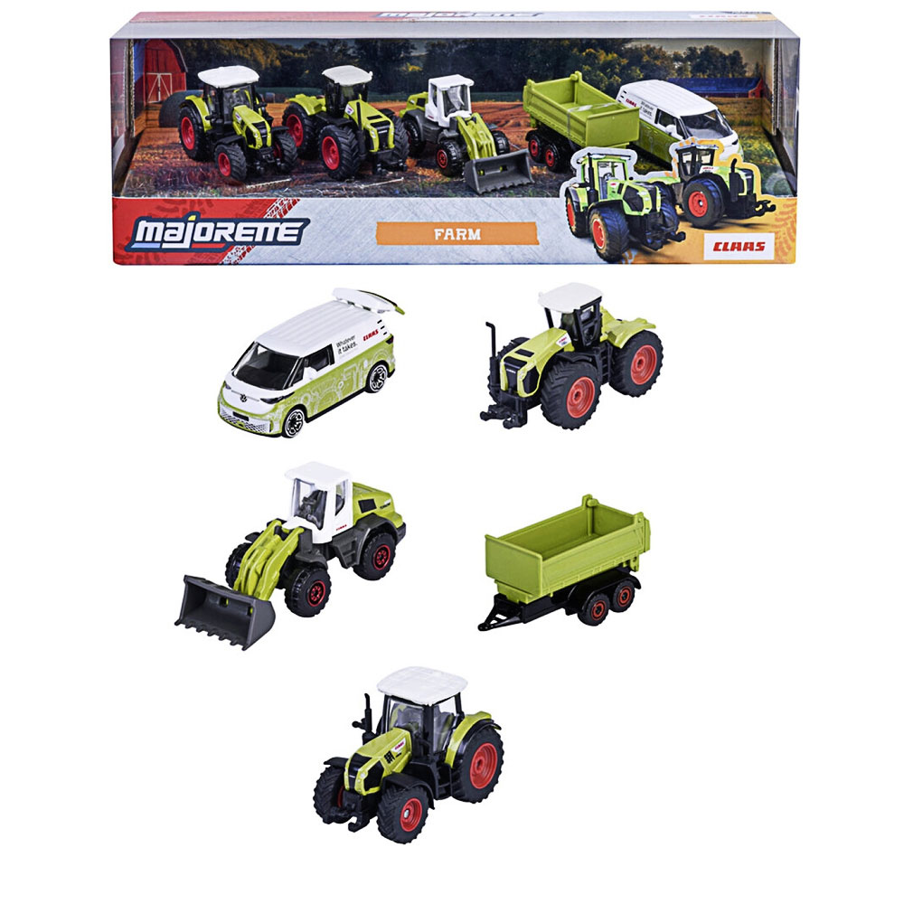 Majorette, Claas Farm 5 Pieces Giftpack