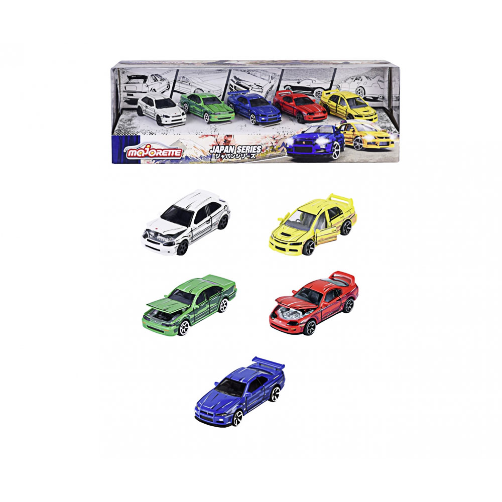 majorette_japan_series4AcFeaIKYXsFn Majorette, Japan Series 5 Pieces Giftpack
