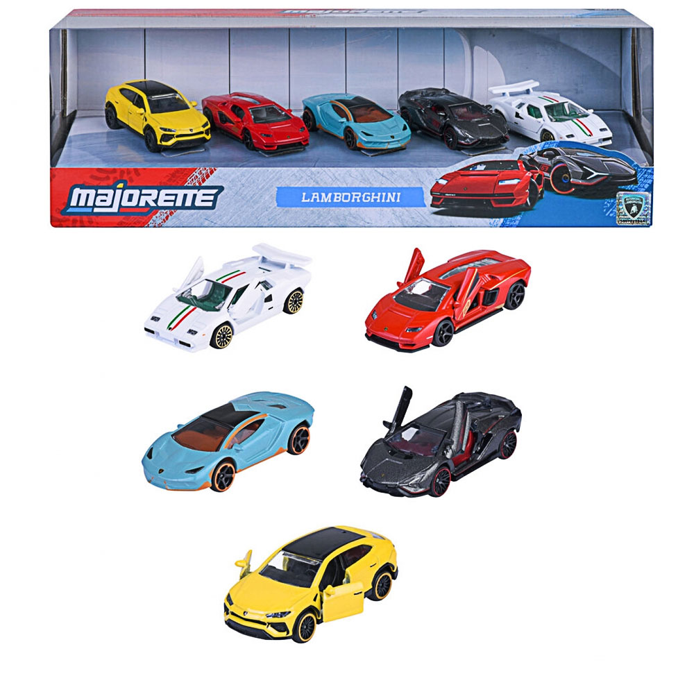Majorette, Lamborghini 5 Pieces Giftpack