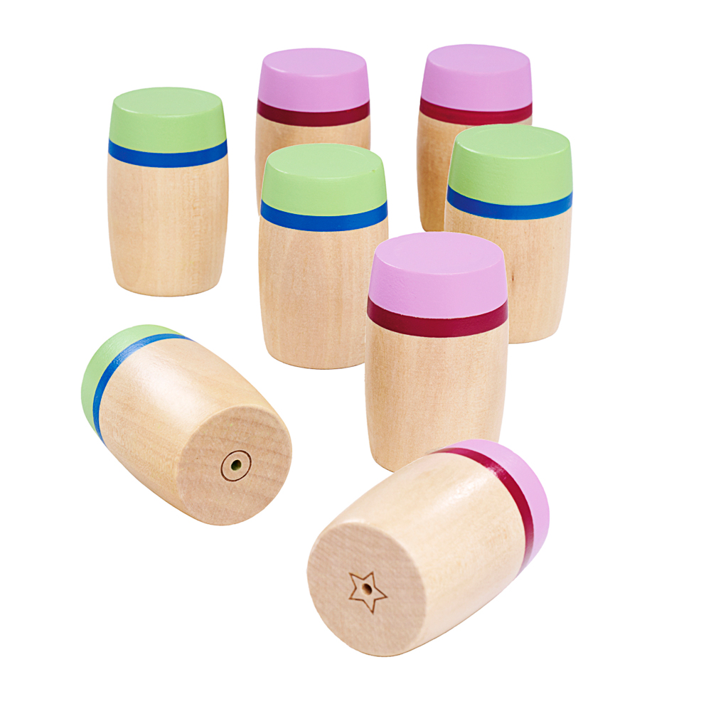 Holzwürfel, Stempelset, Kocherspielzeug, Holzspielzeug, Stempelringe