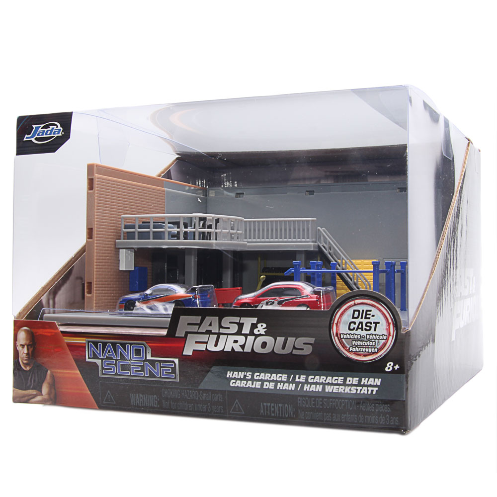 Jada, Fast & Furious Nano Han's Garage Diorama