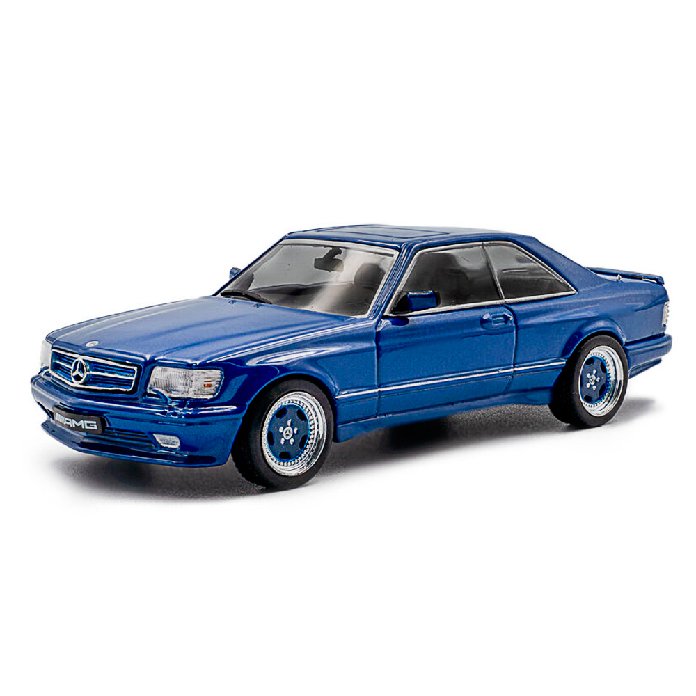 Solido, Mercedes 560 SEC AMG Linarit blau, 1:43