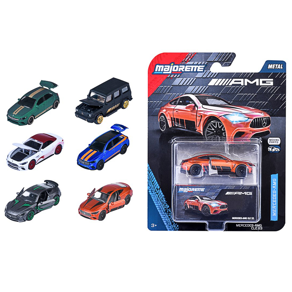 Majorette , Mercedes-AMG Deluxe Cars,  6fach sortiert