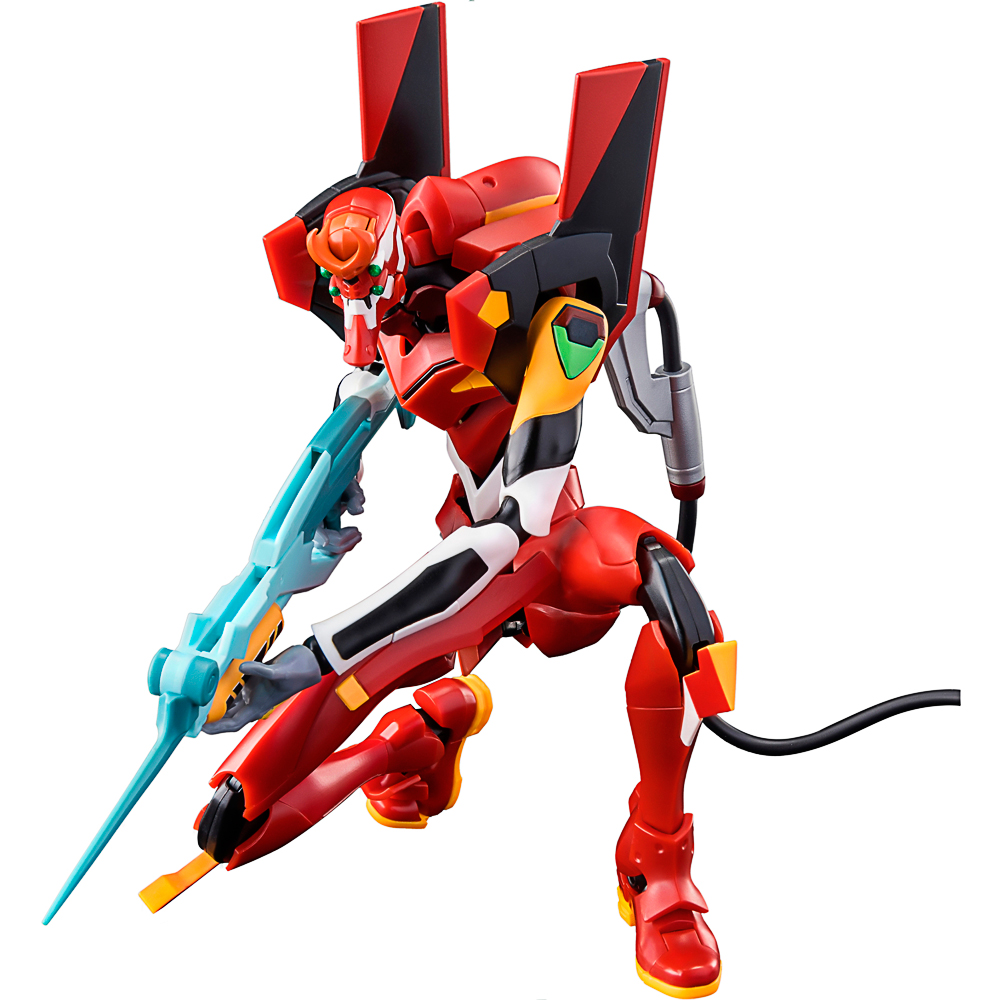Roboter-Actionfigur, Kunststoffmodell, rot-schwarze Rüstung, Spielzeugwaffe, Gelenkfigur