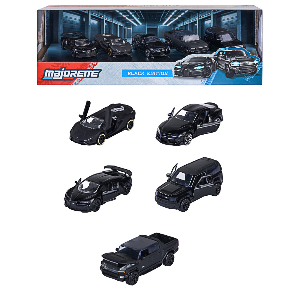 Majorette, Black Edition 5 Pieces Giftpack