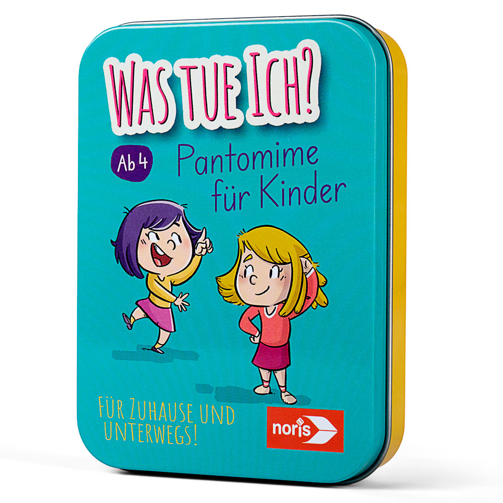Pantomime, Kinderbuch, Tin Box, Bunte Verpackung, Noris