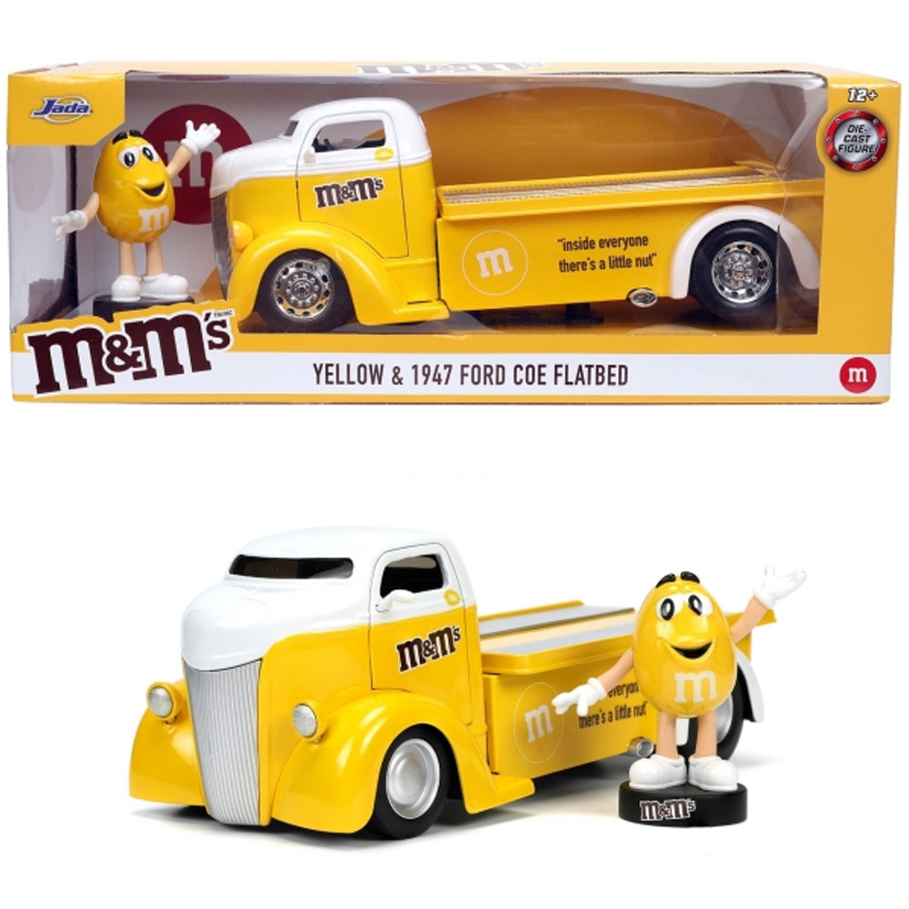 Produkt Abbildung Jada_M&Ms_Yellow_1947_Ford_COE_Flatbed_1-24_01.jpg