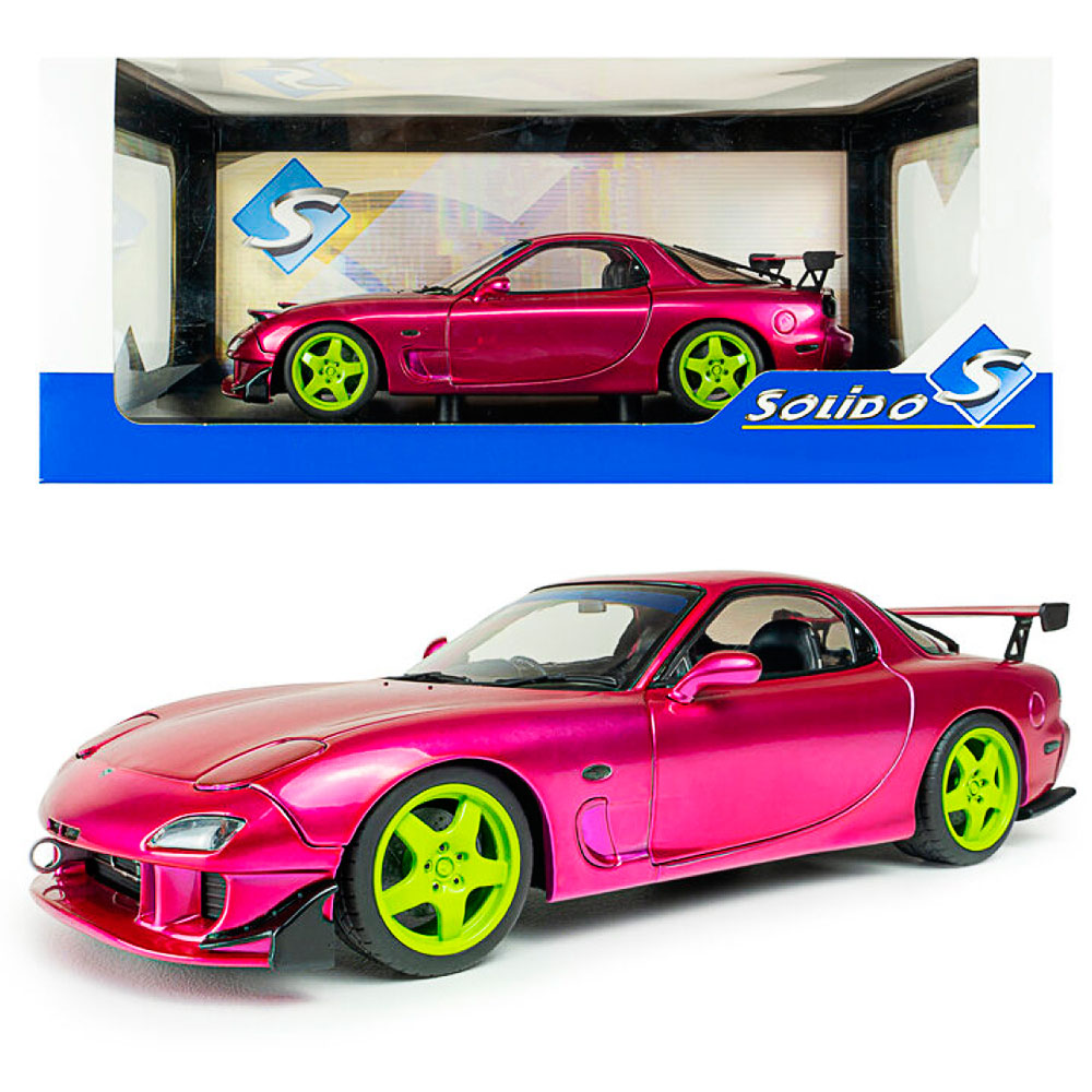 Solido, Mazda RX-7 FD RS pink, 1:18