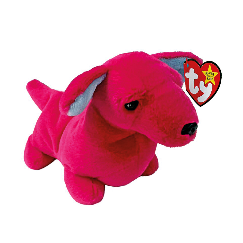 TY, Beanie Babies Original, Stretch II, Hund,  ca 15 cm