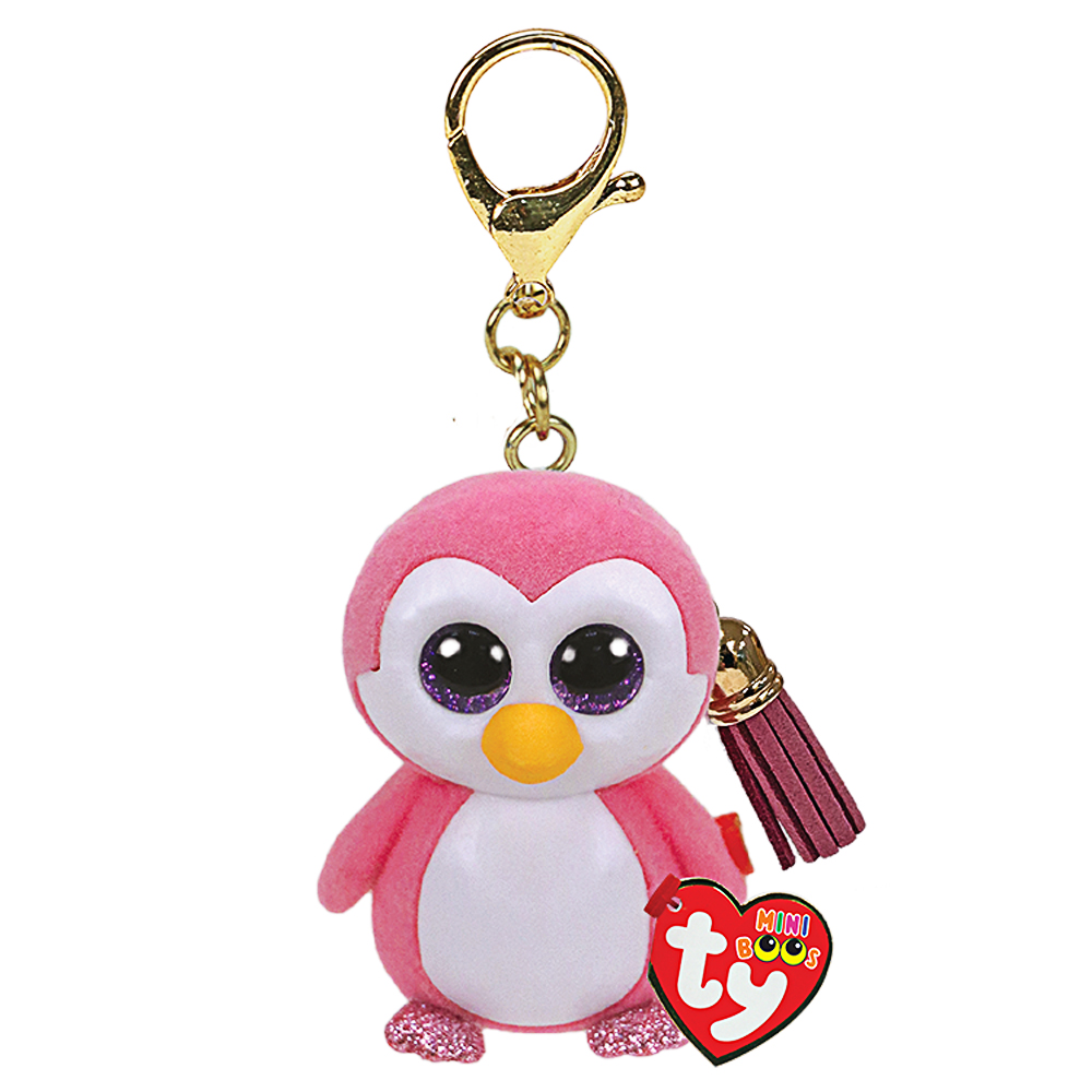 TY Mini Boos Clip, Glider, Pinguin, ca 5 cm