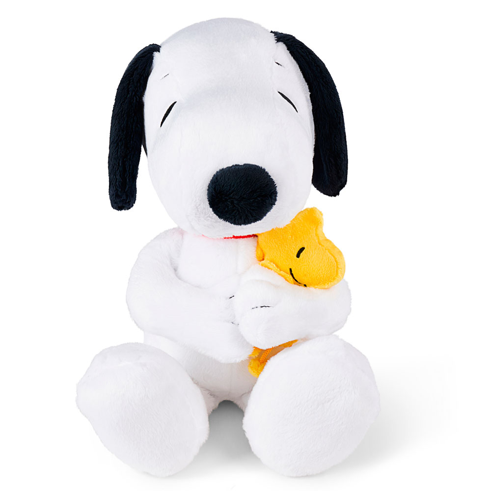 Simba, Peanuts - Snoopy sitzend mit Woodstock, ca 25 cm