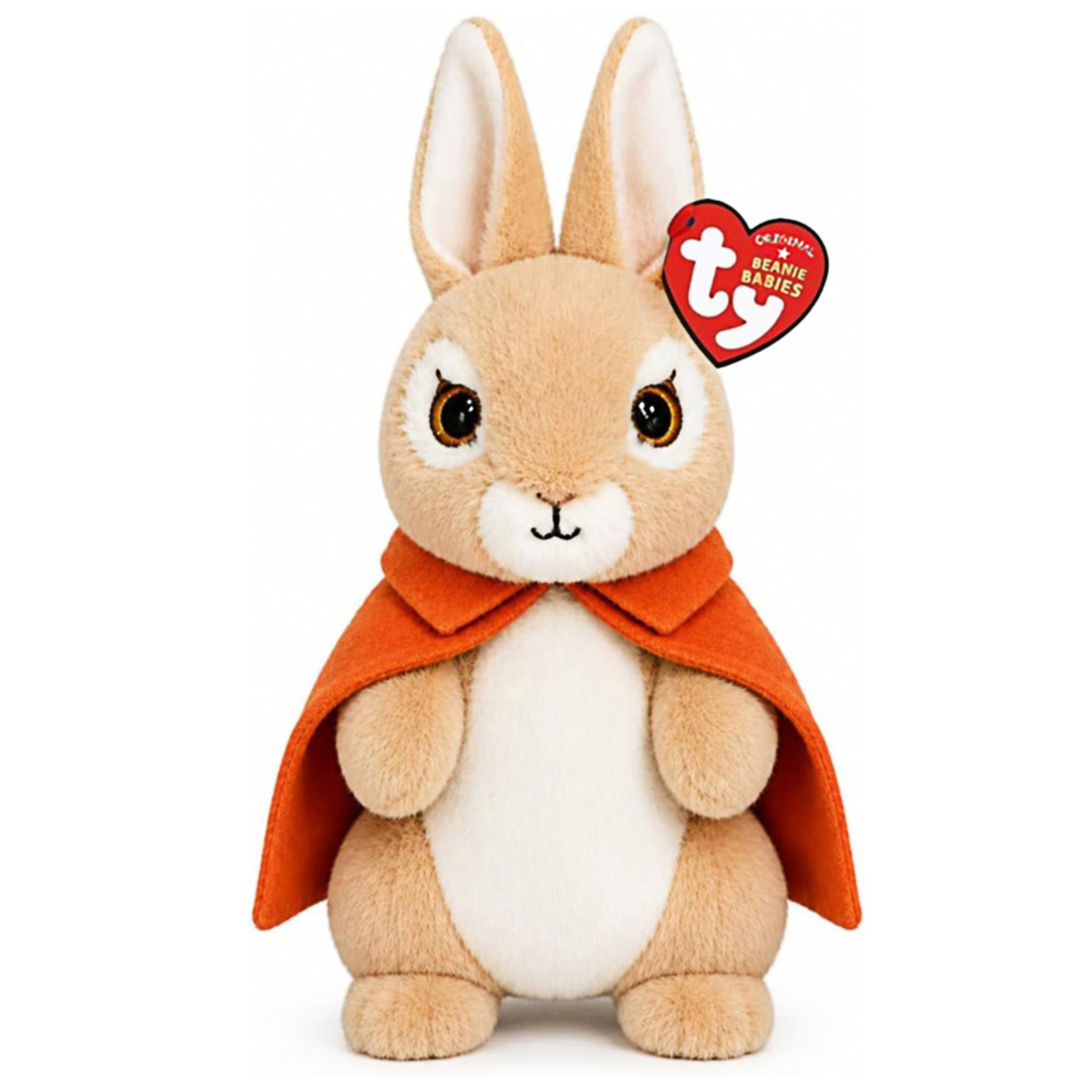 Hasenplüsch, Hase Plüschtier, Kuscheltier, Kapuze Umhang, Ty Beanie Buddies
