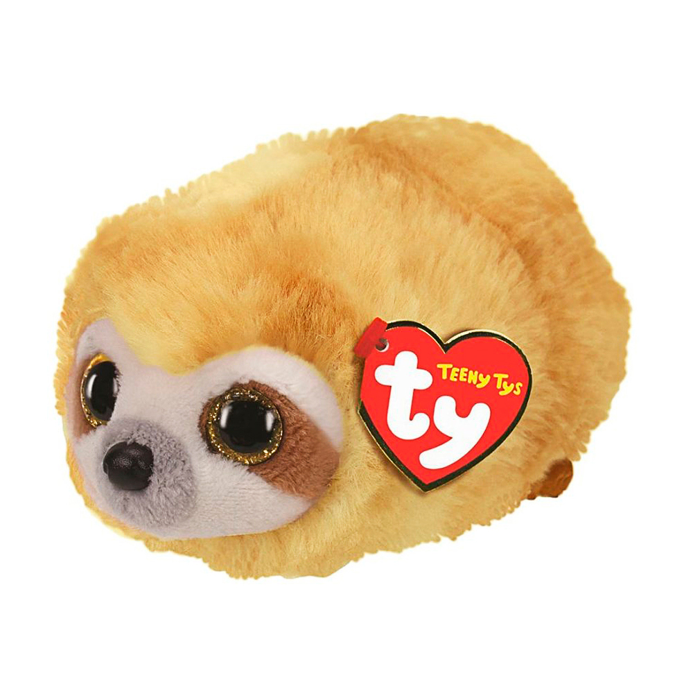 Plushie, Faultier, Stofftier, Herzanhänger, Ty Beanie