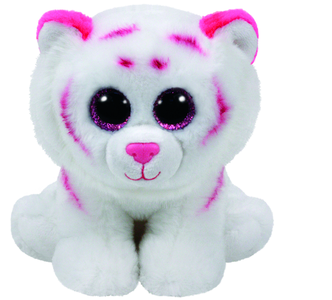 Ty Beanie Boos, "Tabor", Tiger pink weiss, ca 15cm