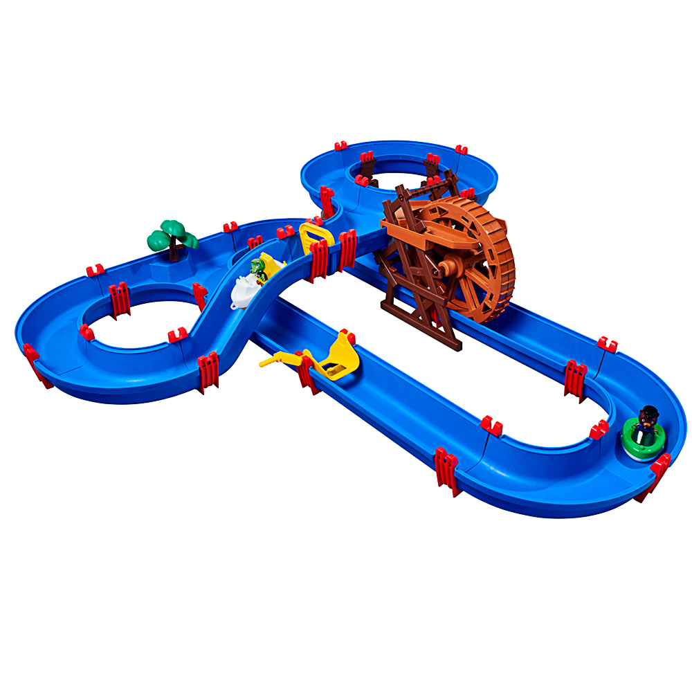 Spielzeugbahn, Kugelbahn, Rundbahn, Laufbahn, Kreisel