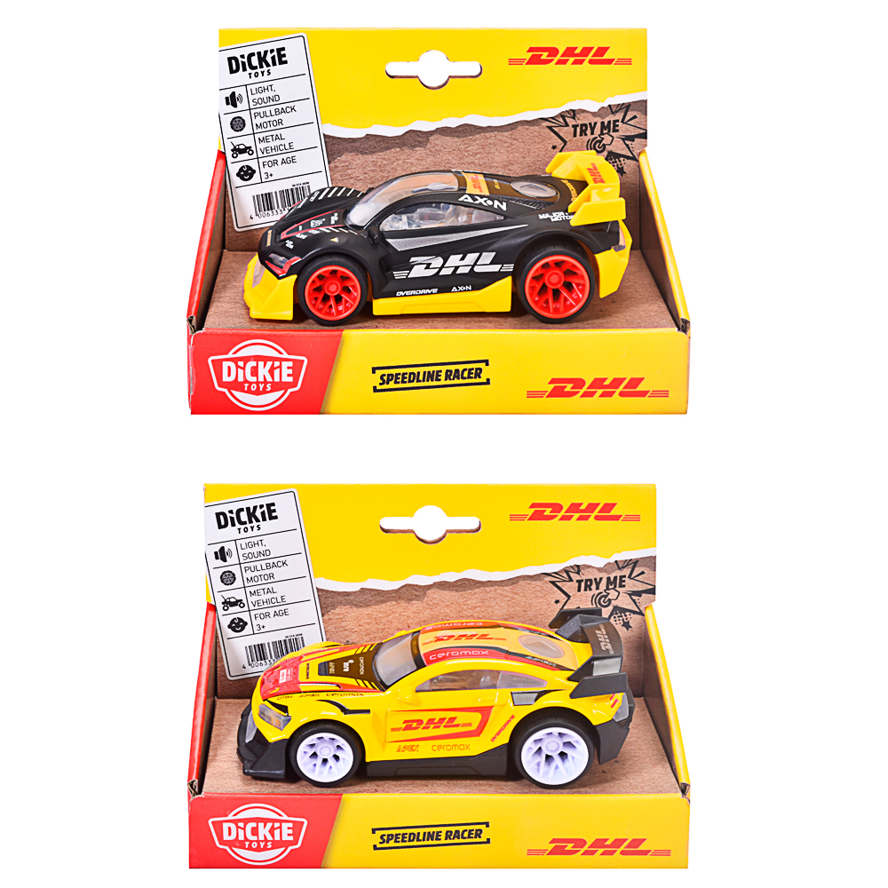 Dickie Toys, DHL Speedline Racer, 2fach sortiert
