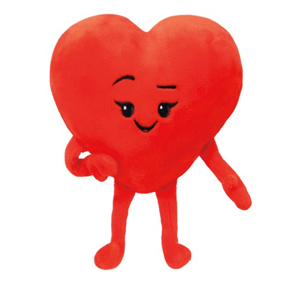 Ty Beanie Boo's, "Emojis", Herz, ca 15cm
