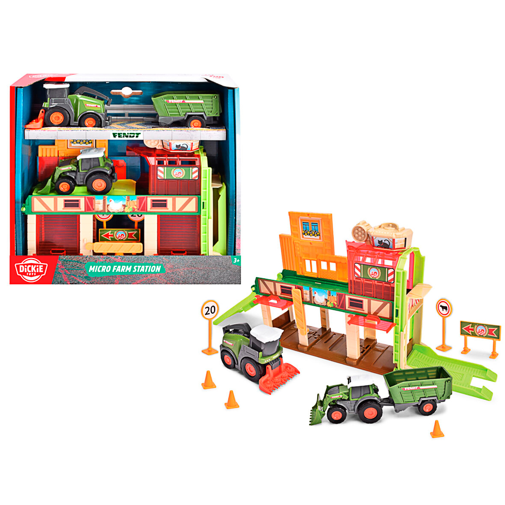 Spielzeugbauernhof, Mini-Traktoren, Farm-Station, Baustellen-Set, Kinder-Spielzeug