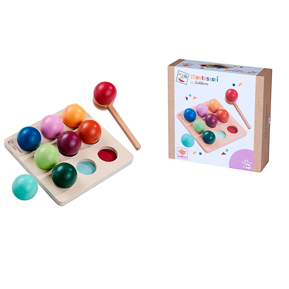 Holzpuzzle, Bubble-Puzzle, Montessori, Holzspielzeug, Mutlipack farbig