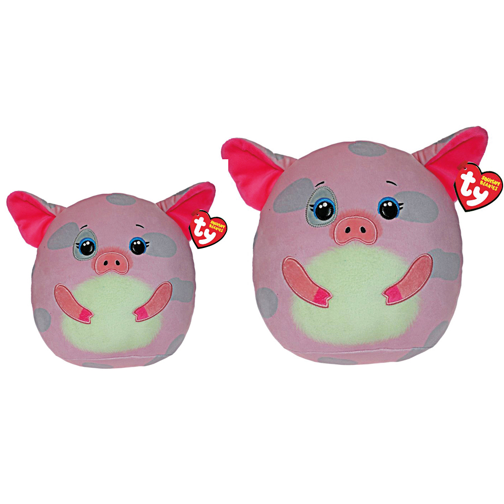 Ty Squishy Beanies, Hambone, Ferkel, unterschiedliche Größe