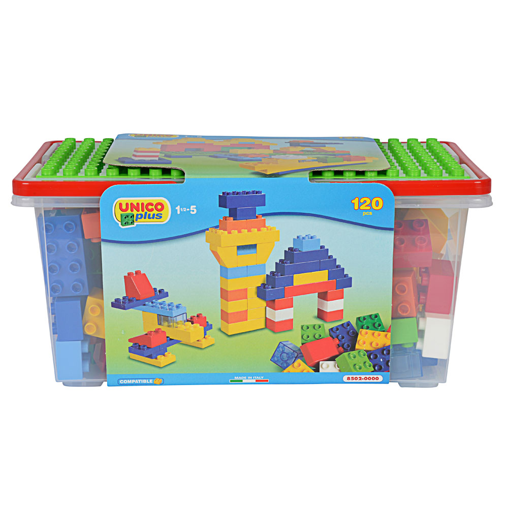 Simba, Unico Plus,  Steckbaustein-Set 120-teilig