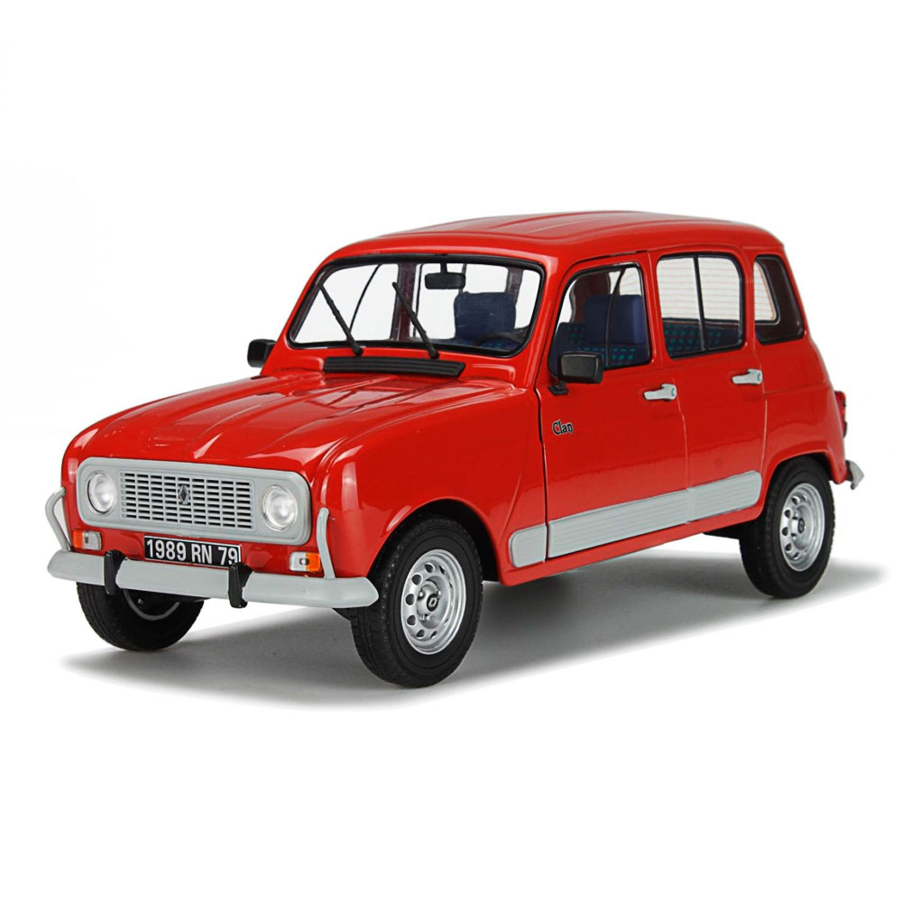 Solido, Renault 4 GTL rot,  1:18
