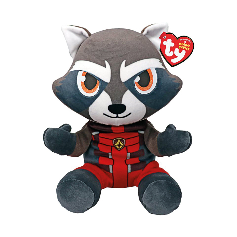 TY, Beanie Babies Original, Rocket, Marvel, ca 15 cm