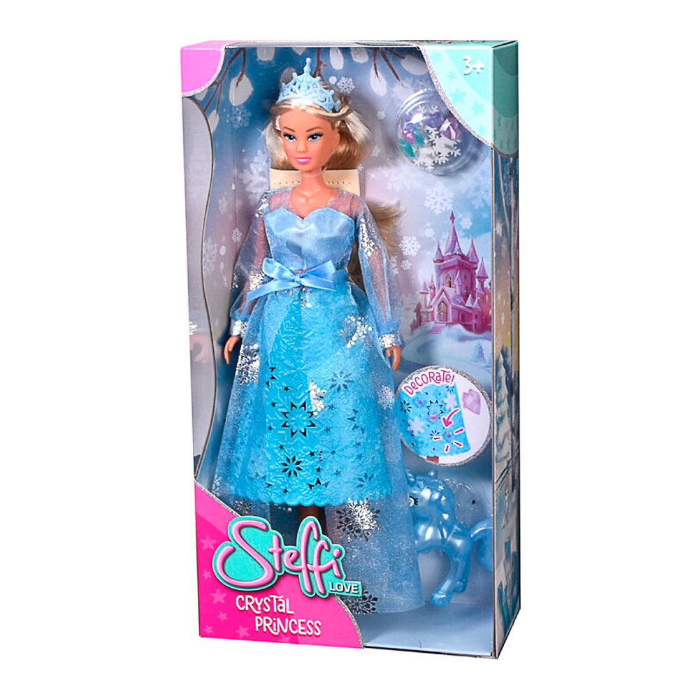 Puppe, Kleidung, Kristallprinzessin, Eiskönigin, Verpackung