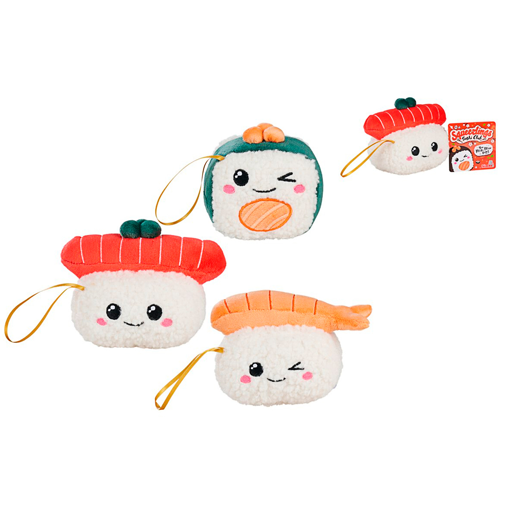 Sushi Plüsch, Nettplüschtier, Kawaii Sushi, Reißverschluss Anhänger, Kleine Anhänger