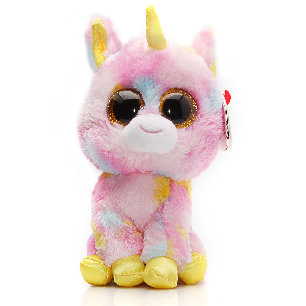 Ty Beanie Boos "Fantasia", Einhorn, multicolor, ca. 15cm