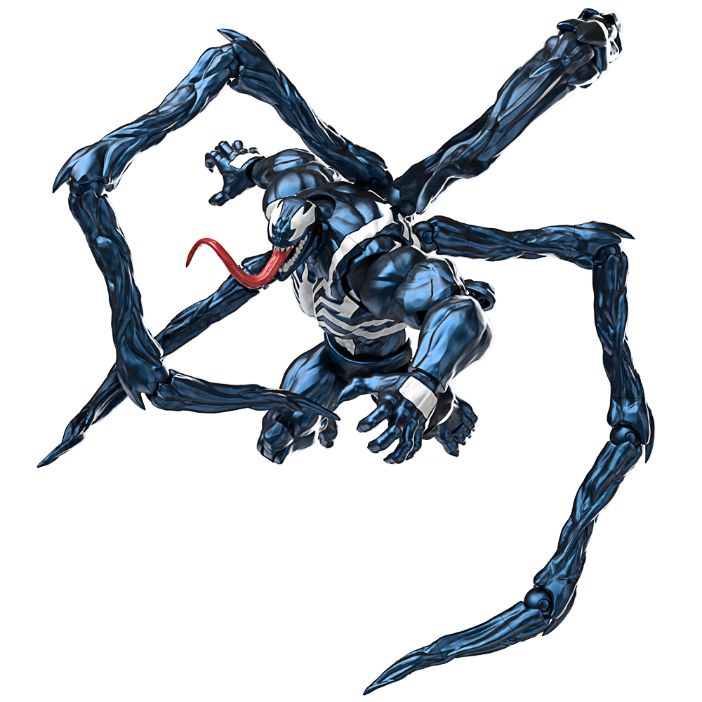 Spinnenmensch, Symbiont, Wesen, Blauer Anzug, Monster-Figur