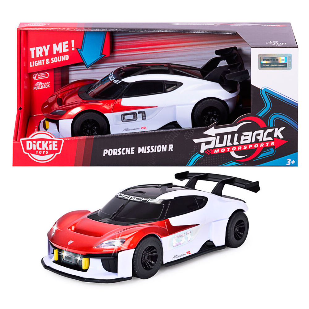 Dickie Toys, Pullback Racer, Porsche Mission R