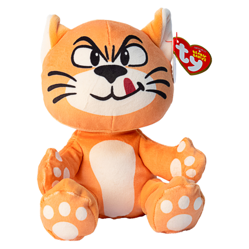 Plushie, Katzenspielzeug, Orange, Katze, Beutel mit Pfoten