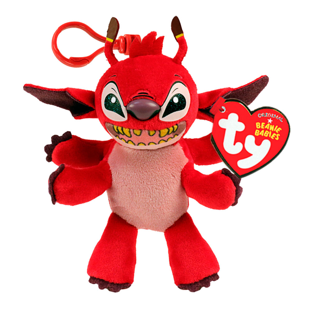 TY, Beanie Babies, Lilo & Stitch, Leroy, Clip,  ca 10 cm